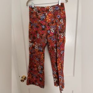 Anthropologie Floral Pants